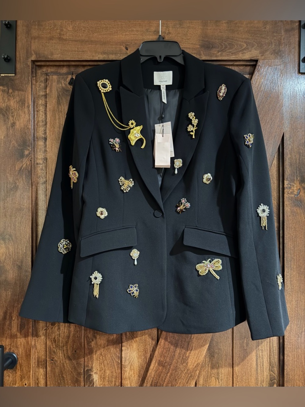 Cinq a Sept Cheyenne Brooches Blazer - Picture 12 of 13
